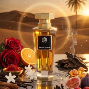 OEM Luxury Fragrance Pump Sprayer Zamac Cap Zamac Shoulder Zamac Bottom 100 ml Perfume Glass Bottle